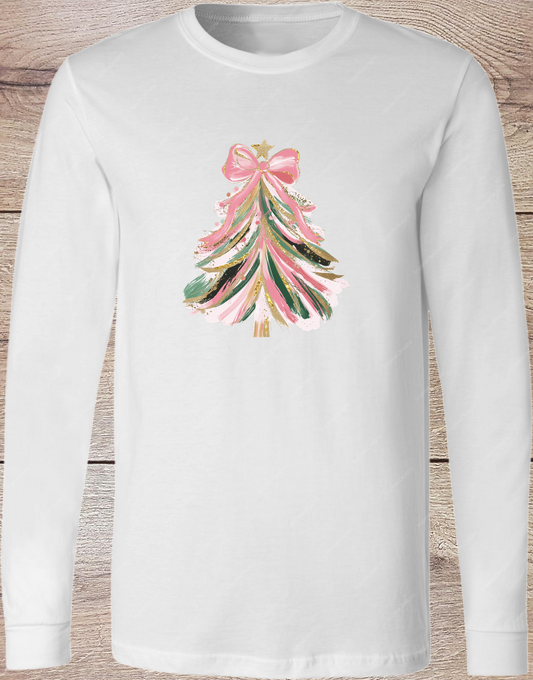 Watercolor Christmas Tree - Long Sleeve