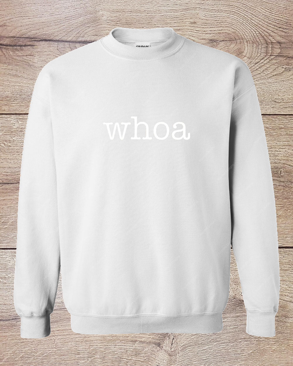 Whoa White - Sweatshirt