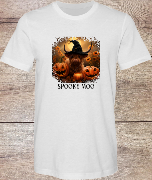 Spooky Moo Orange - Short Sleeve
