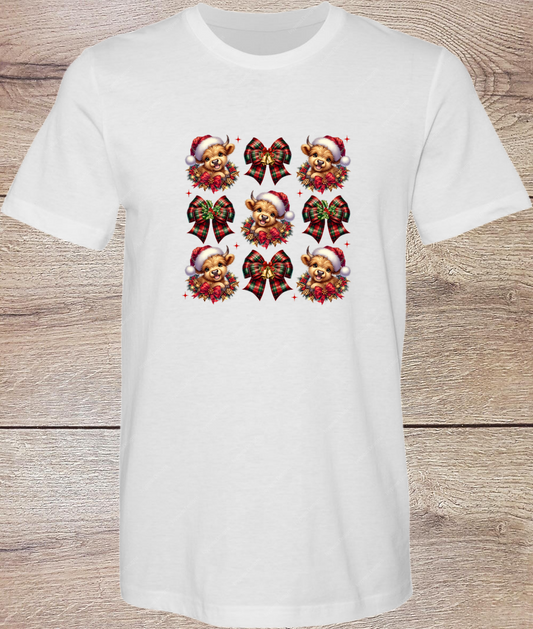 Christmas Highland Coquette - Short Sleeve