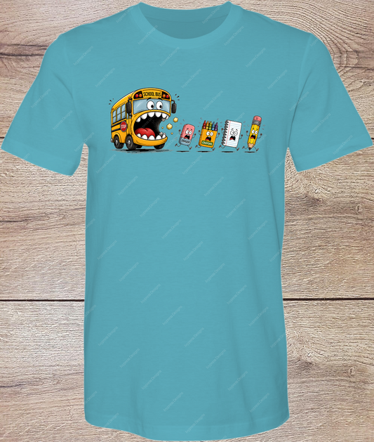 Funny Bus  - Short Sleeve Front