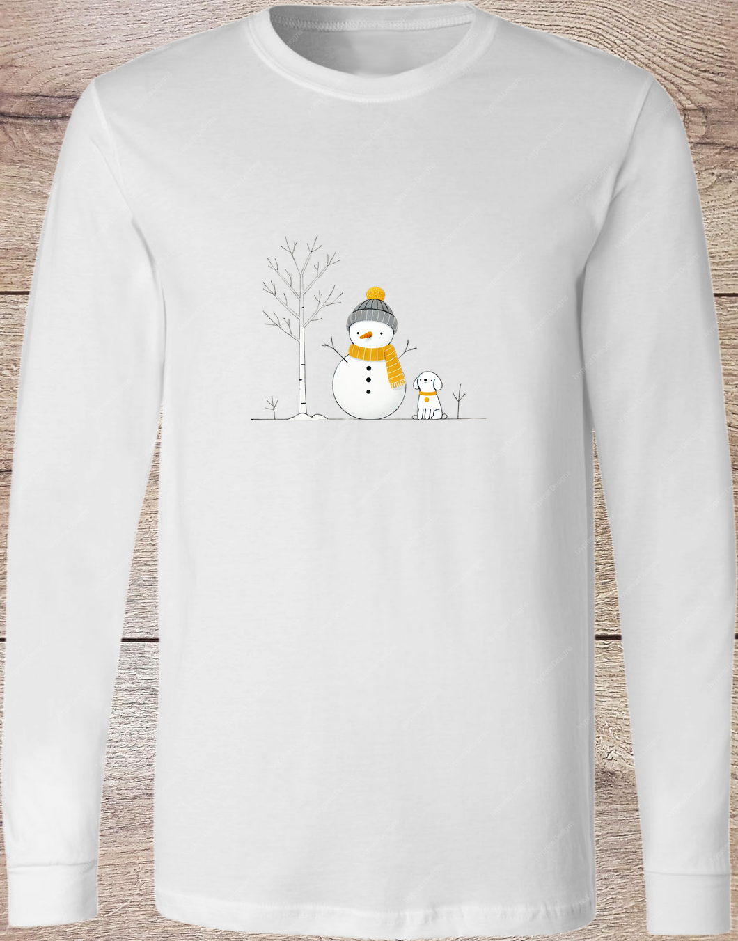 Simple Snowman and Friend - Long Sleeve