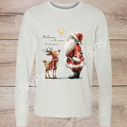 Believe Santa and Reindeer