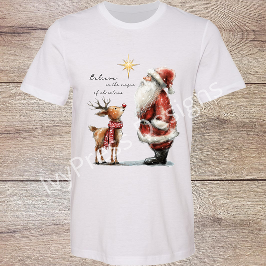 Believe Santa and Reindeer