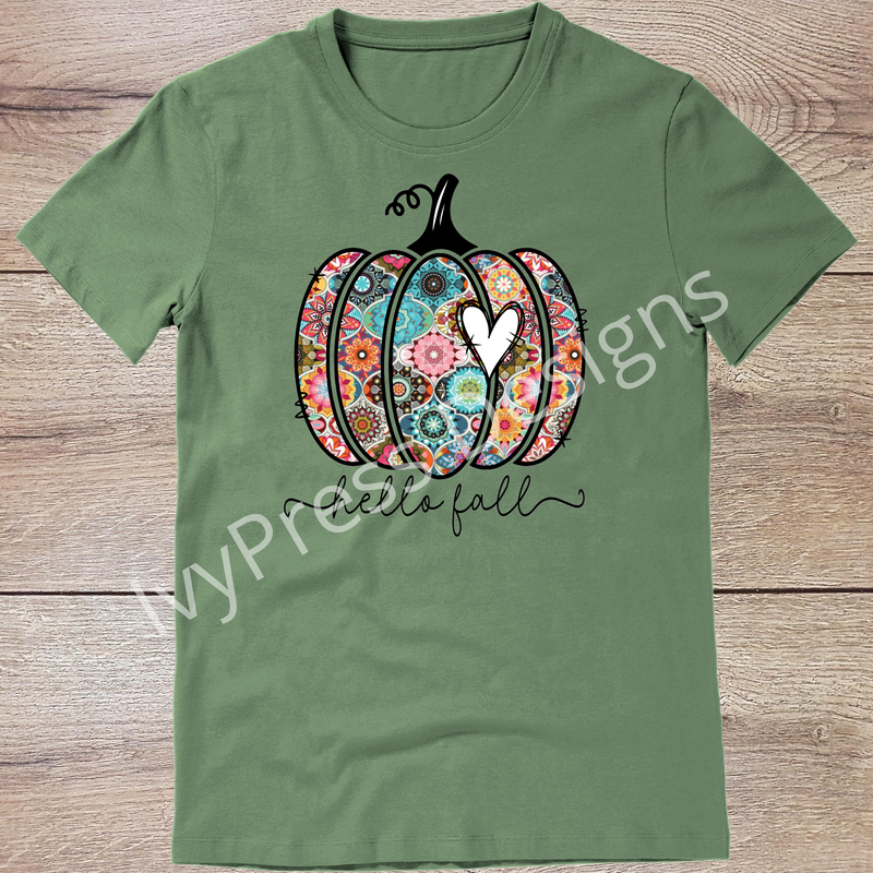 Boho Hello Fall Pumpkin