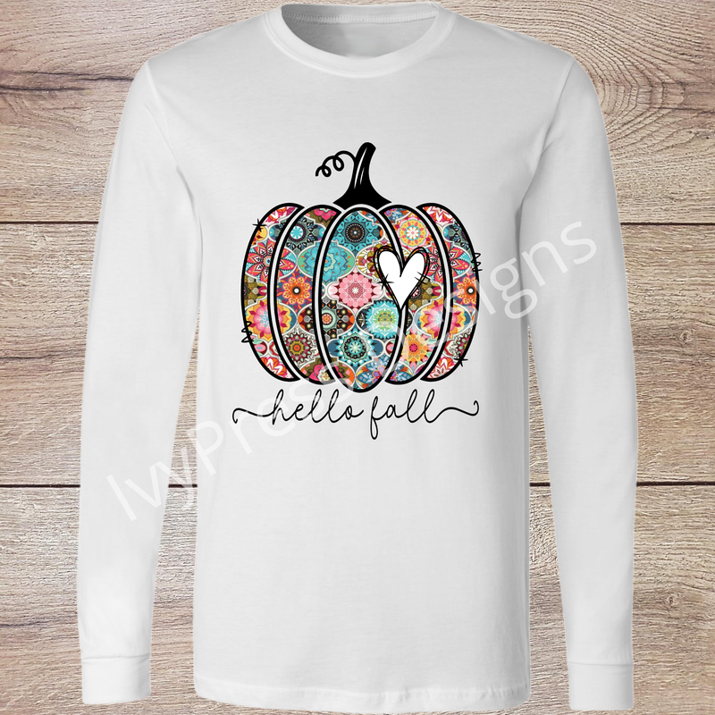 Boho Hello Fall Pumpkin