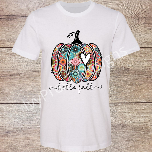 Boho Hello Fall Pumpkin