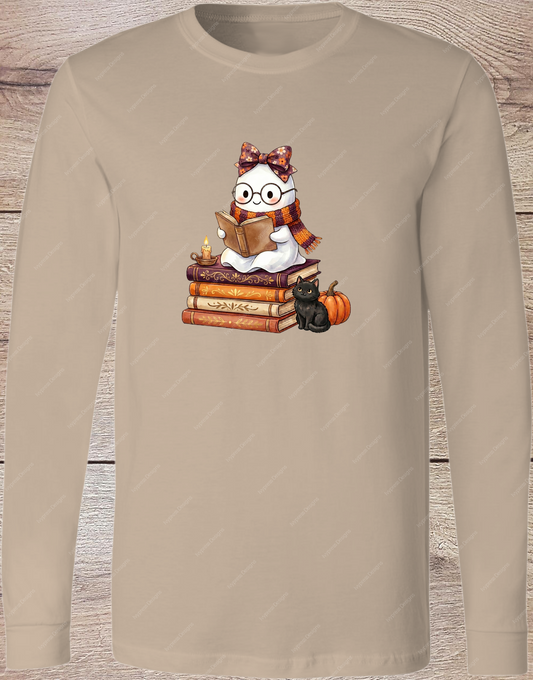 Fall Ghost Reader - Long Sleeve
