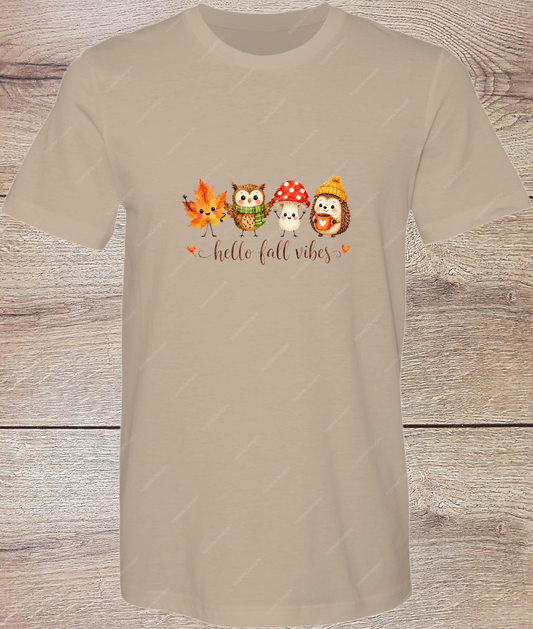 Fall Vibes Hedgehog - Short Sleeve