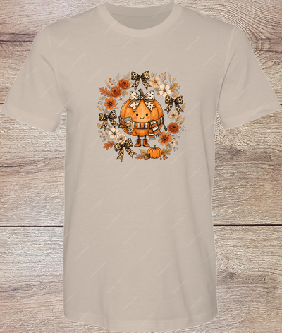 Floral Fall Pumpkin