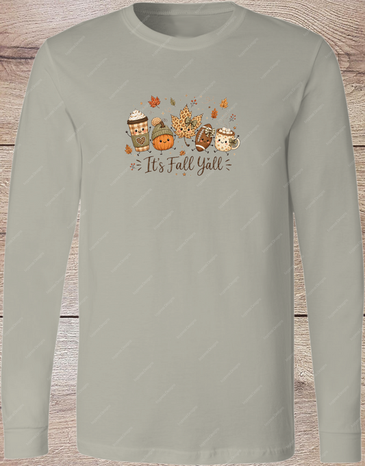 It's fall yall cuties - Long Sleeve