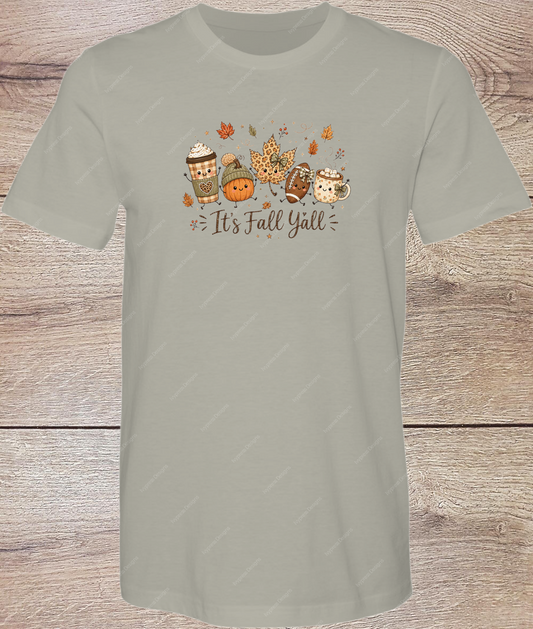 It's fall yall cuties - Short Sleeve