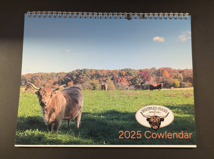 Sheppard Farms 2025 Wall Cowlendar