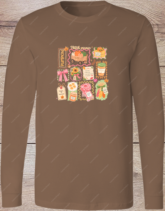 Pumpkin Patchwork - Long Sleeve