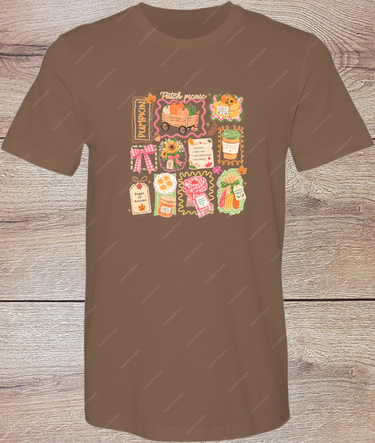Pumpkin Patchwork - Short Sleeve