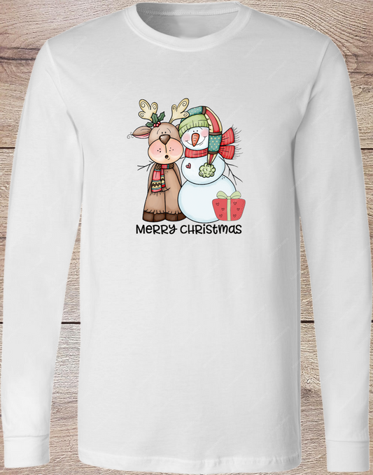 Reindeer Snowman Pals - Long Sleeve