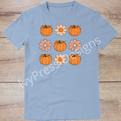 Retro Groovy Pumpkins