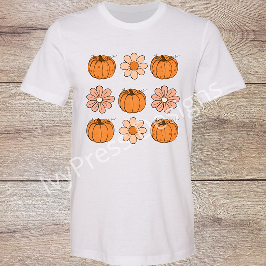 Retro Groovy Pumpkins