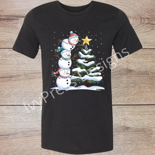 Snowman Tree Star