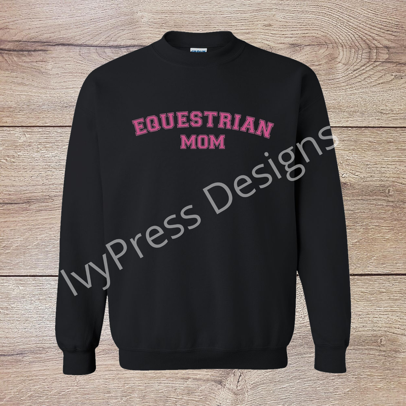 Varsity Equestrian Mom - Pink