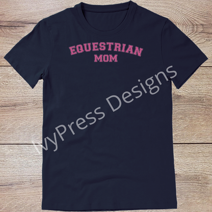 Varsity Equestrian Mom - Pink