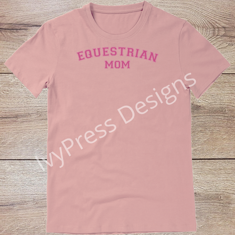 Varsity Equestrian Mom - Pink