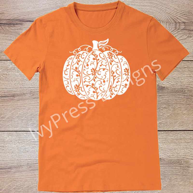 White Swirly Pumpkin