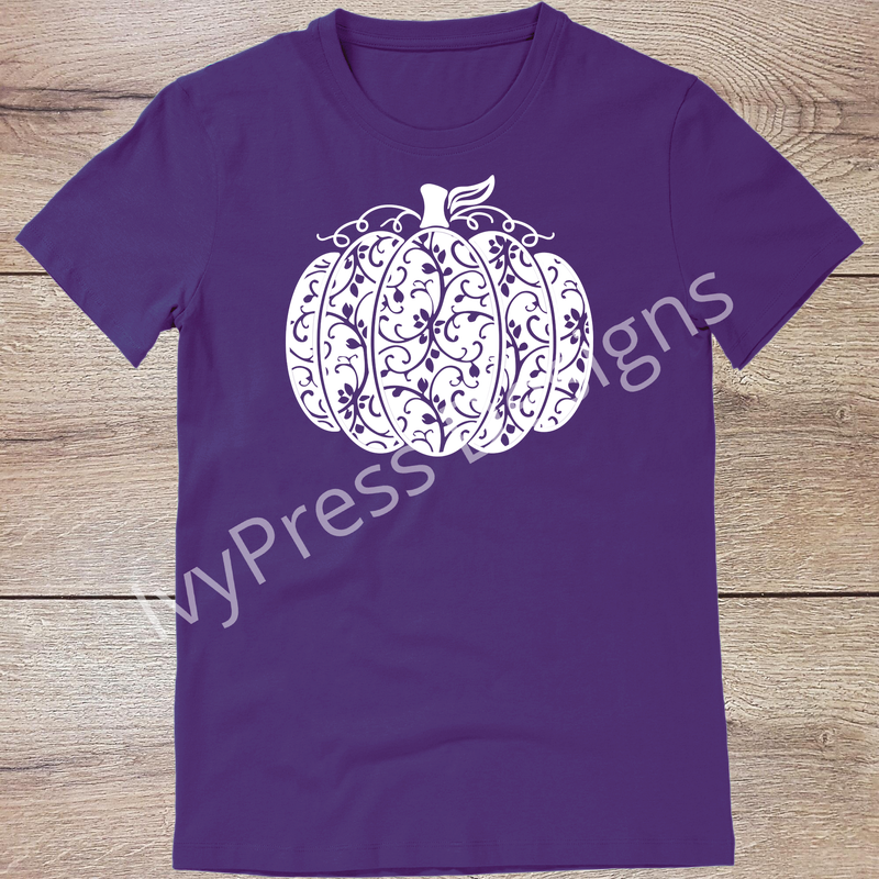 White Swirly Pumpkin