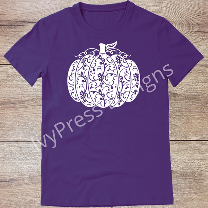 White Swirly Pumpkin