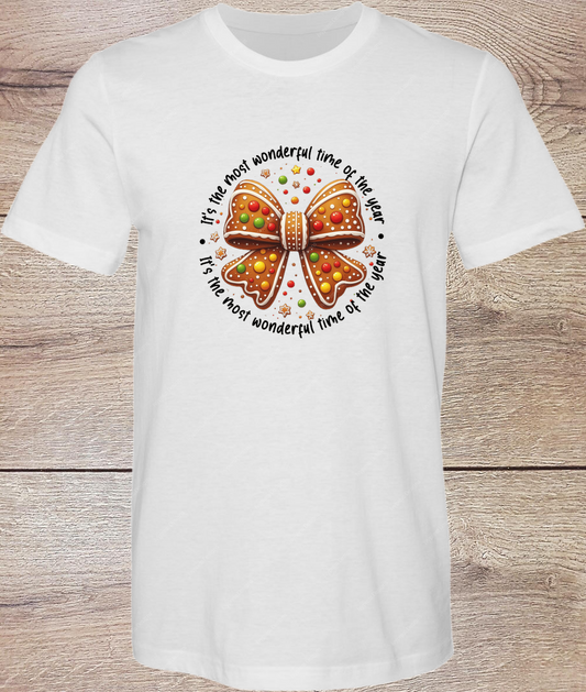 Gingerbread Bow - Short Sleeve