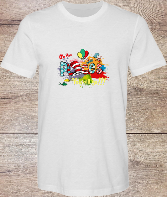 Oh the Places Watercolor - Short Sleeve