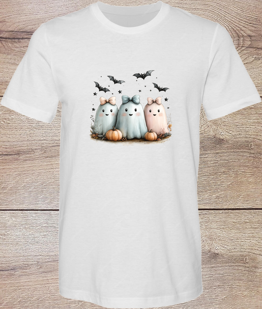 Cute Pastel Ghosts - Short Sleeve