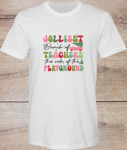Jolliest Teacher Playground - Short Sleeve