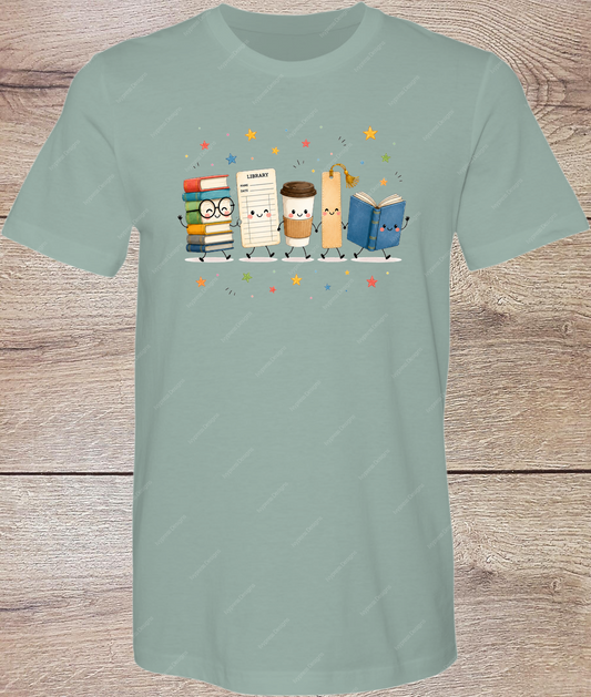 Library Stars  - Short Sleeve Front