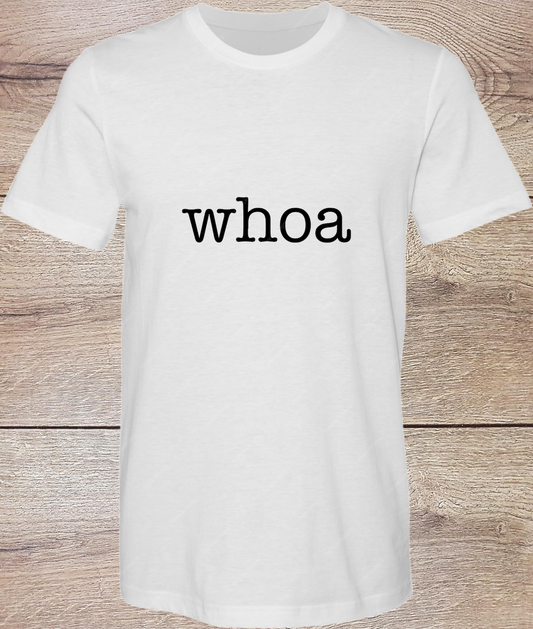 Whoa Black - Short Sleeve