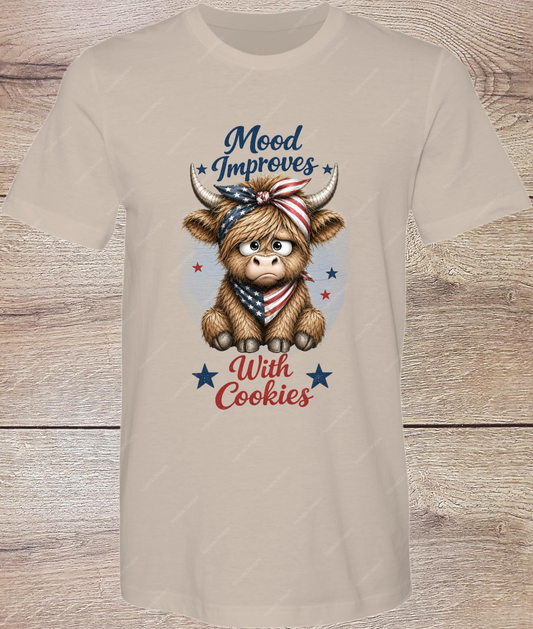 Mood Improves  - Short Sleeve Front