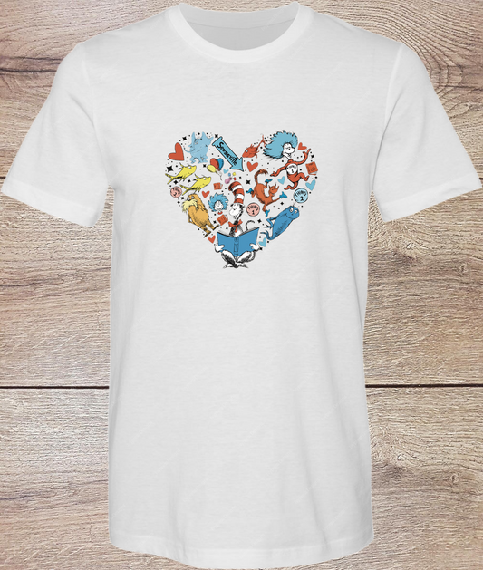 Seussville Heart - Short Sleeve