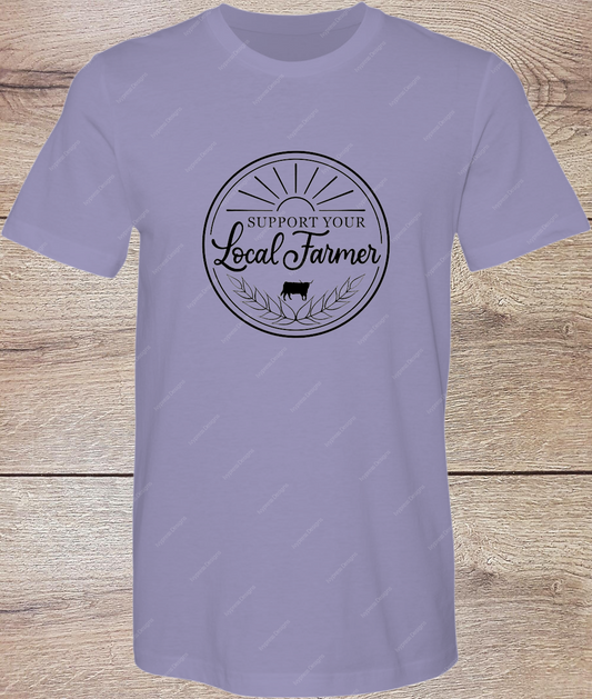 Support Local Farmers - Short Sleeve Front