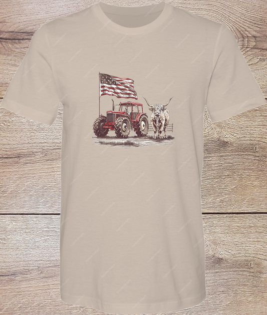Patriotic Farmer - Short Sleeve Front