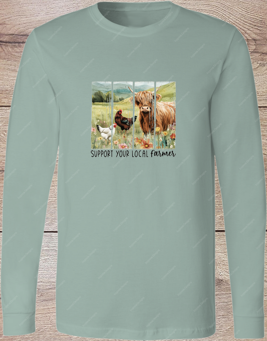 Support your local farmers - Long Sleeve