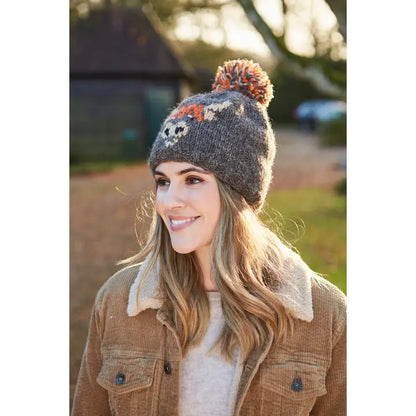 Highland Coo Bobble Beanie