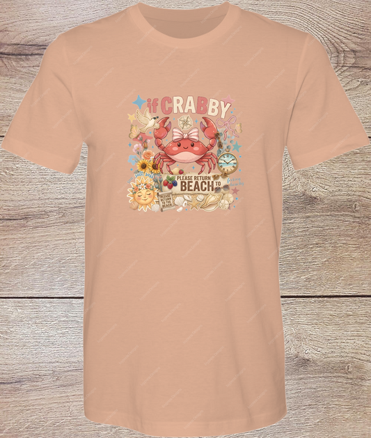 If Crabby Return to the Beach - Short Sleeve