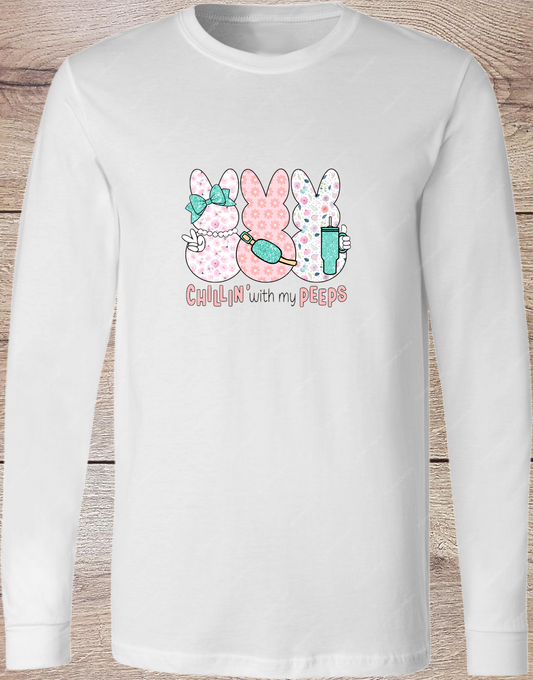 Boujee Bunnies Chilling - Long Sleeve