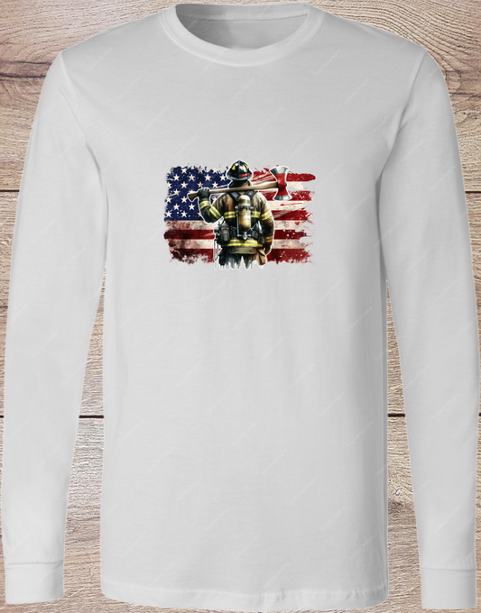Firefighters USA - Long Sleeve