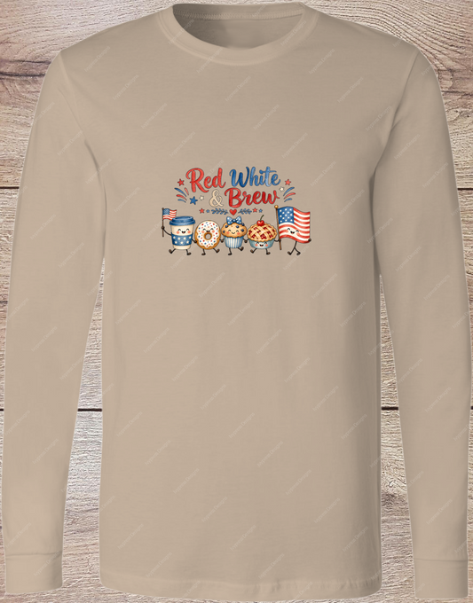 Red, White and Brew - Long Sleeve