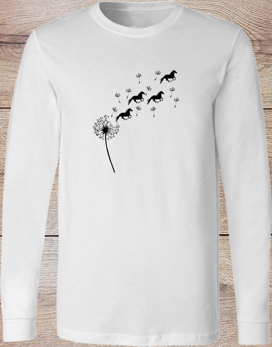 Dandelion Horse - Long Sleeve
