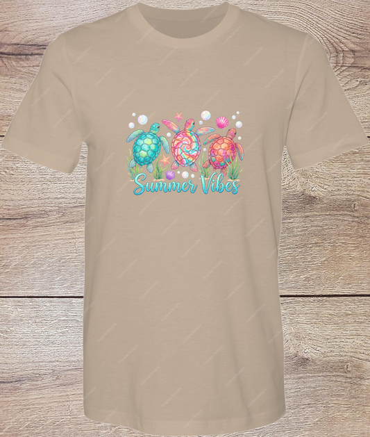 Sea Turtle Summer Vibes - Short Sleeve