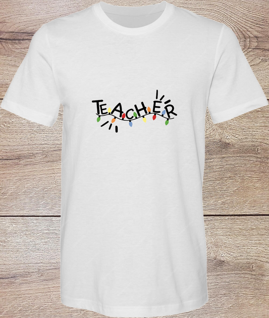 Christmas Teacher Coquette - Short Sleeve