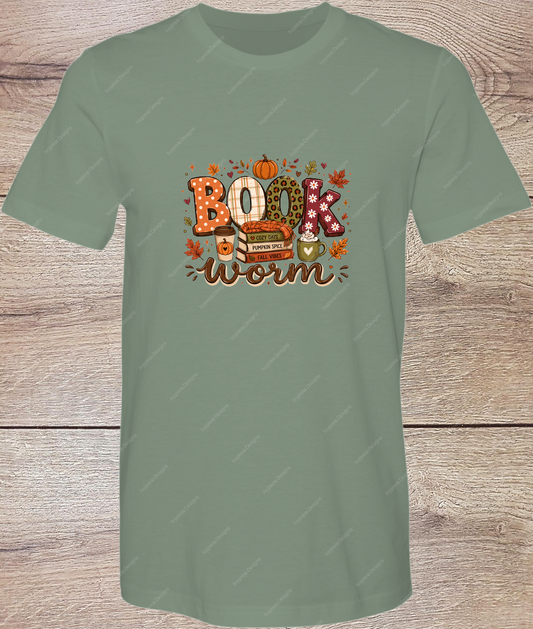 Fall Book Worm - Short Sleeve
