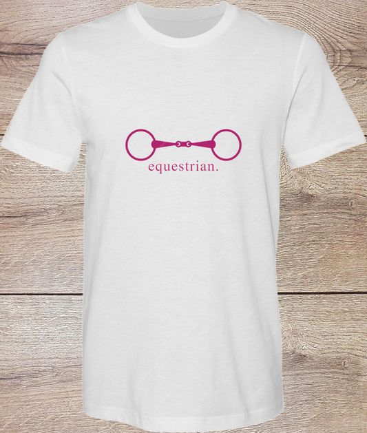 Equestrian Bit - Pink - Short Sleeve